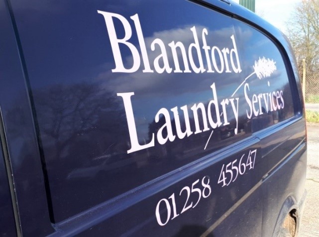 Blandford Laundry delivery van