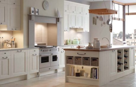 Fitted kitchen setting