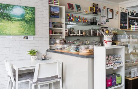 Chocolate shop interior