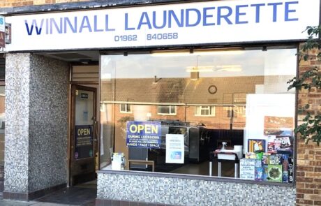 Winnall Launderette shop front