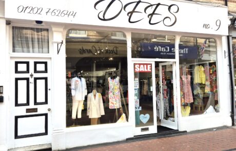 Shop front of Dees ladies fashions