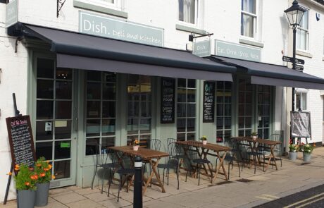 Front view of cafe